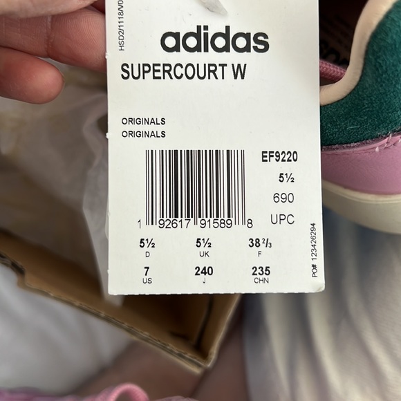 Adidas Supercourt. UK 5.5 US 7 - Picture 6 of 6